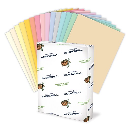 HammerMill® Fore® MP Pastel Paper, 24lb., Assorted, 8 1/2" x 11", Ream at Staples