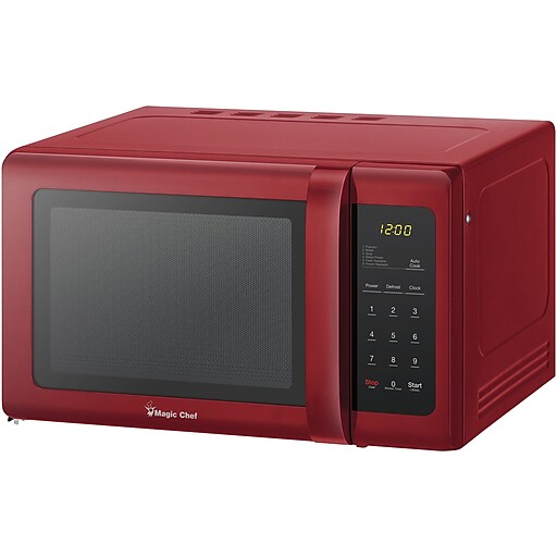 Magic Chef 0.9 Cubic-ft Countertop Microwave (Red)(MCD993R ...