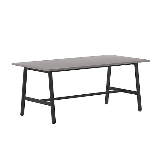 Flash Furniture Redmond 72"W x 36"D Conference Table, Laminate, Gray
