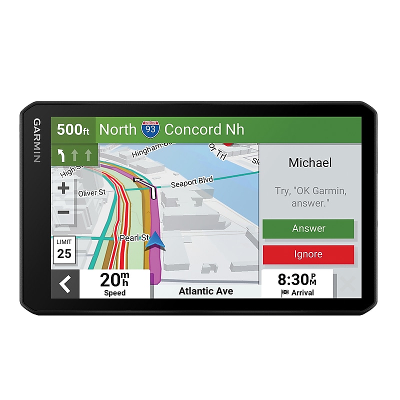Garmin DriveCam 76 7" GPS Navigator with Built-in Dash Cam, Bluetooth & Wi-Fi, Black (010-02729-00) image 1