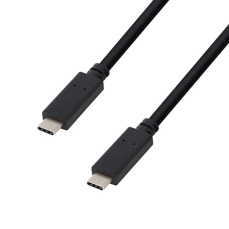 VisionTek 6.56' USB Type-C Cable, Male to Male, Black (901440) image 1