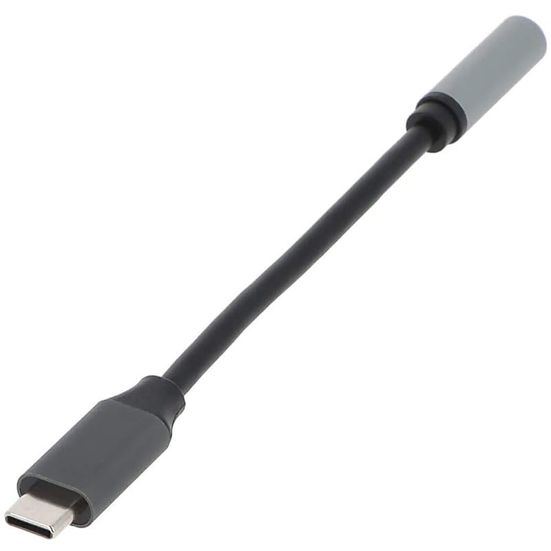 VisionTek USB Type-C to Mini-Phone Stereo Audio Cable, Male to Female, Black (901480) image 1
