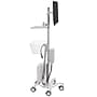 Ergotron StyleView Pole Cart, Up to 24" Monitor, Bright White (24-818-211)~#|#~sp237058160_sc7