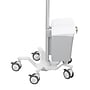 Ergotron StyleView Pole Cart, Up to 24" Monitor, Bright White (24-818-211)~#|#~sp237058161_sc7