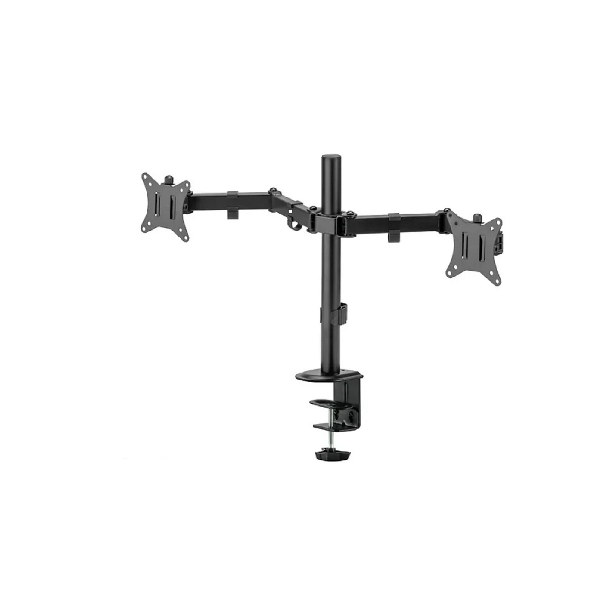 Barkan Adjustable Dual Arms, Up to 32″ Monitor, Black (M142T) Simolary simolary.com