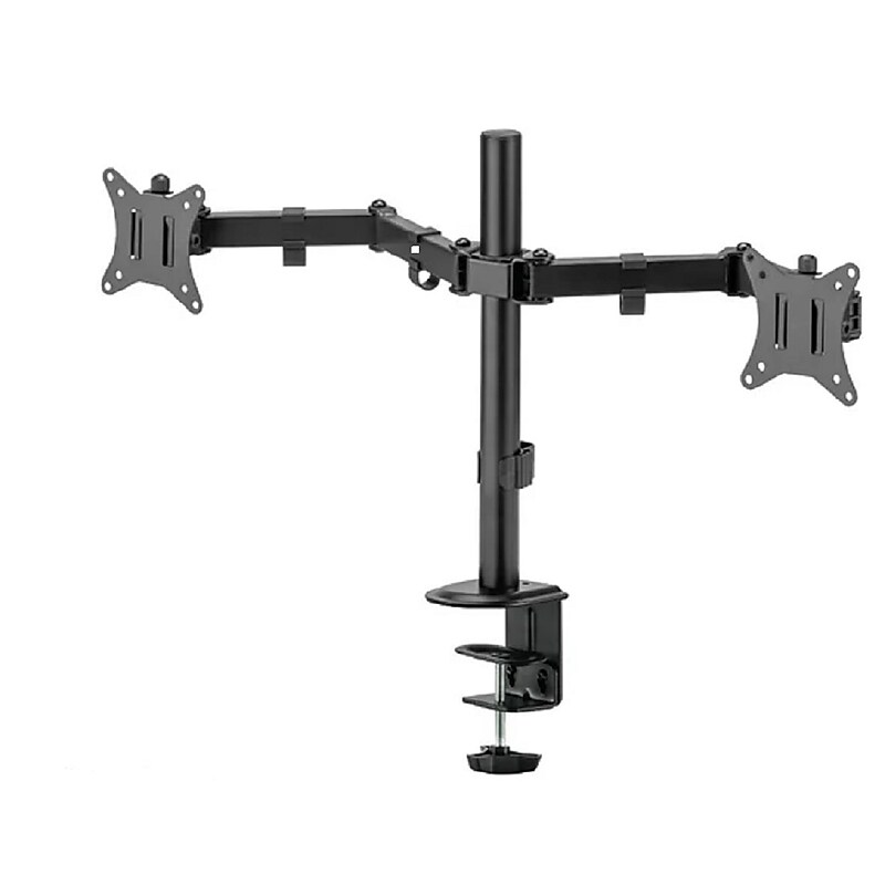 Barkan Adjustable Dual Arms, Up to 32" Monitor, Black (M142T) image 1