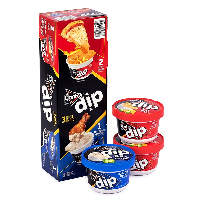 Doritos Flavored Dips Variety Pack, 10 oz, 3/PacK (220-02318) image 1