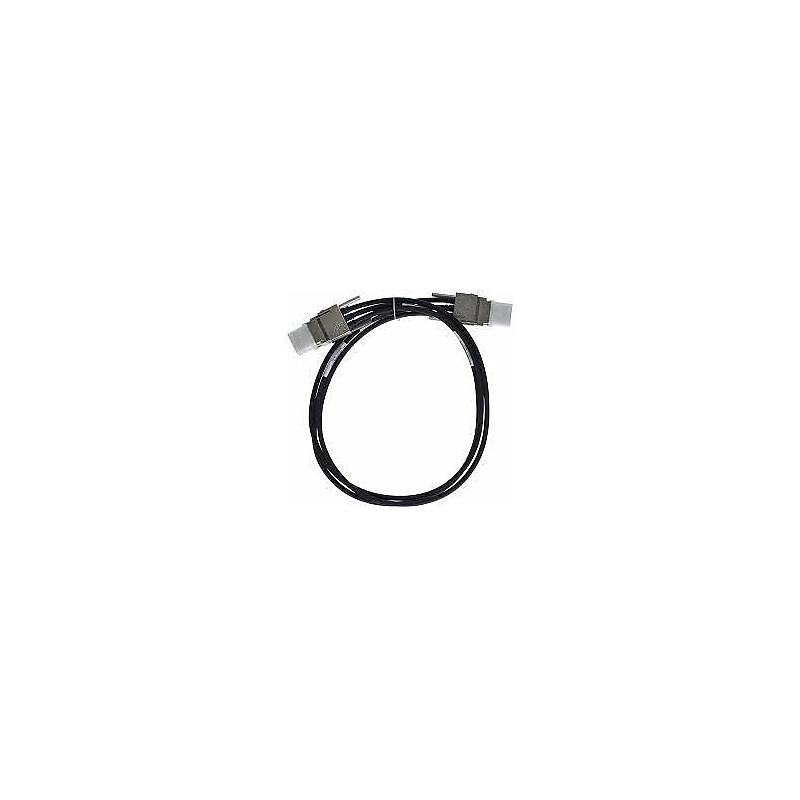 Cisco 3.28' Stacking Cable, Male to Male, Black (STACK-T4-1M=) image 1