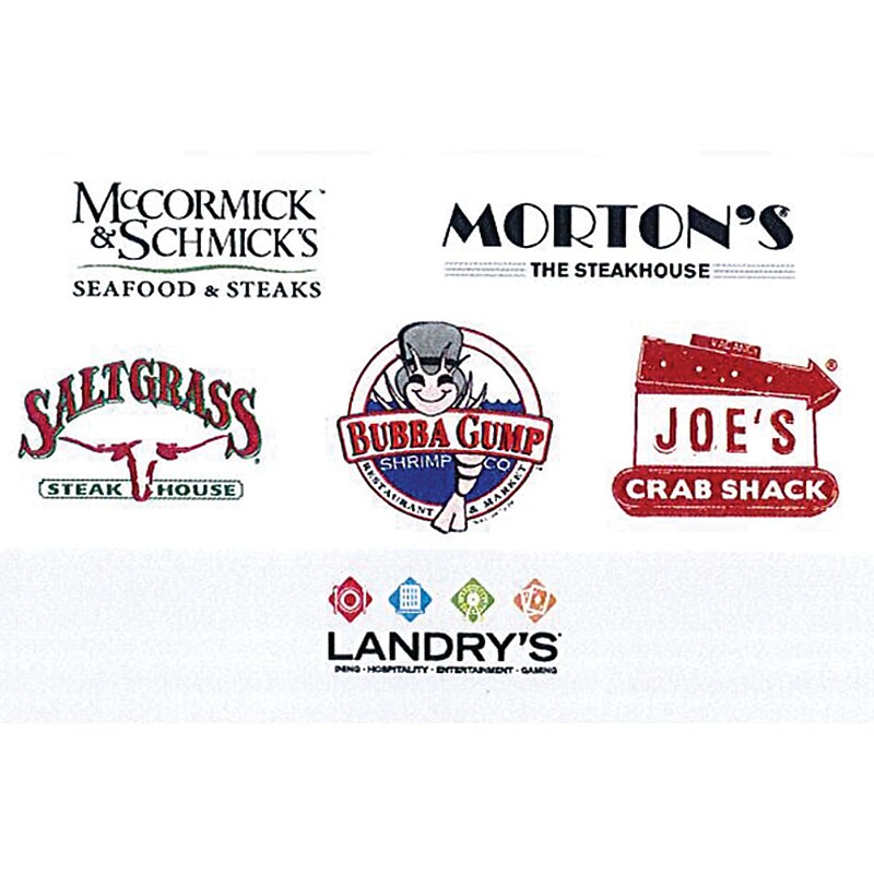 Landry's Multibrand Gift Card $50 image 1