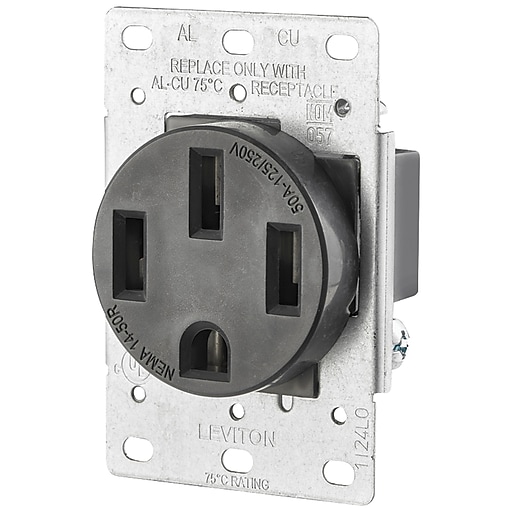 Leviton Single Flush Range Receptacle (GE279S00) at Staples