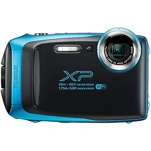 Shop Staples for 16.4Megapixel FinePix XP130 Digital Camera (Sky Blue)(600019826)