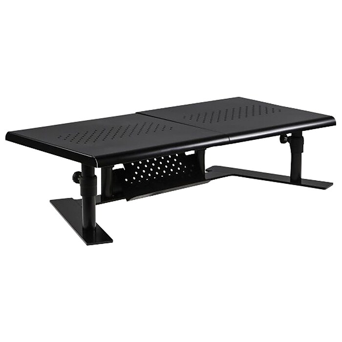 Allsop Metal Art ErgoTwin Adjustable Dual Monitor Stand, Up to 24