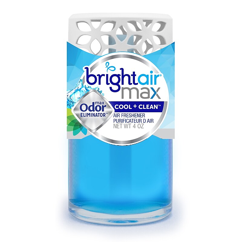 Bright Air Max Scented Oil Air Freshener, Cool & Clean, 4 oz. (900439) image 1