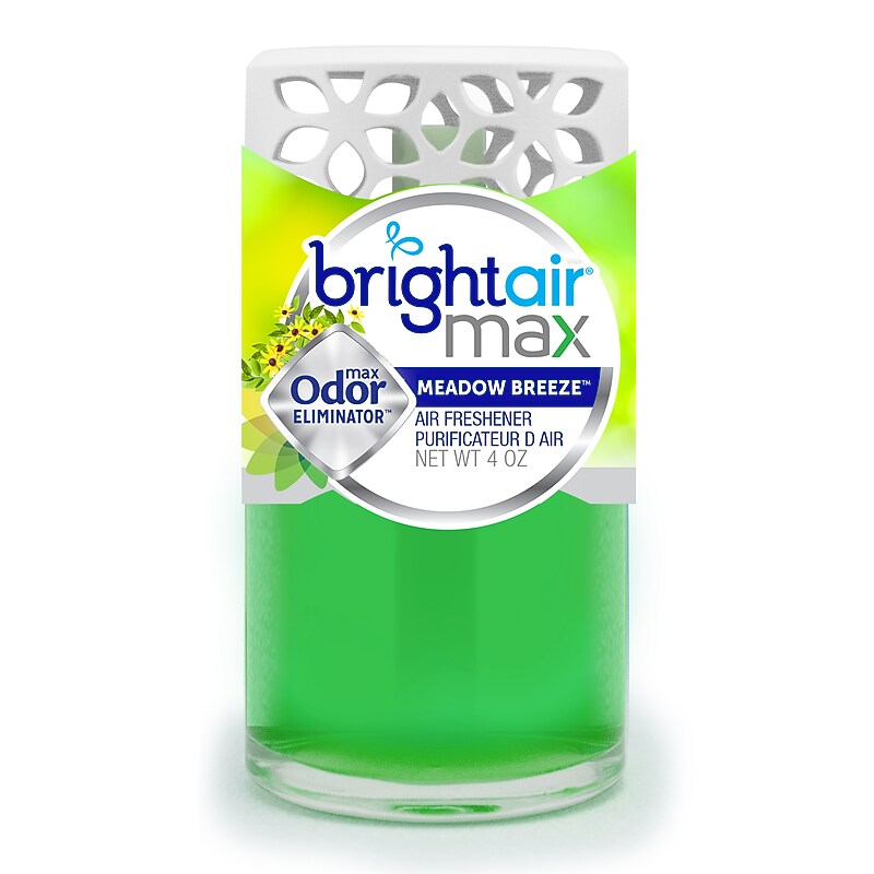 Bright Air® Max Scented Oil Air Freshener, 4 oz, Meadow Breeze (900441) image 1