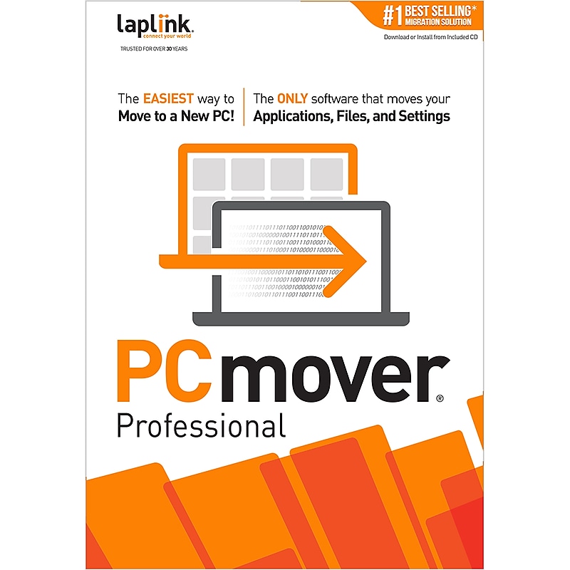 Laplink PCmover Professional 11, 1 Use, Windows, Download (F6LBAABABEAQCBC) image 1