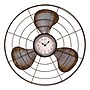 La Crosse Clock 16.5 Inch Metal Fan Quartz Analog Wall Clock (404-3942)~#|#~sp23783843_sc7