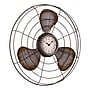 La Crosse Clock 16.5 Inch Metal Fan Quartz Analog Wall Clock (404-3942)~#|#~sp23783845_sc7