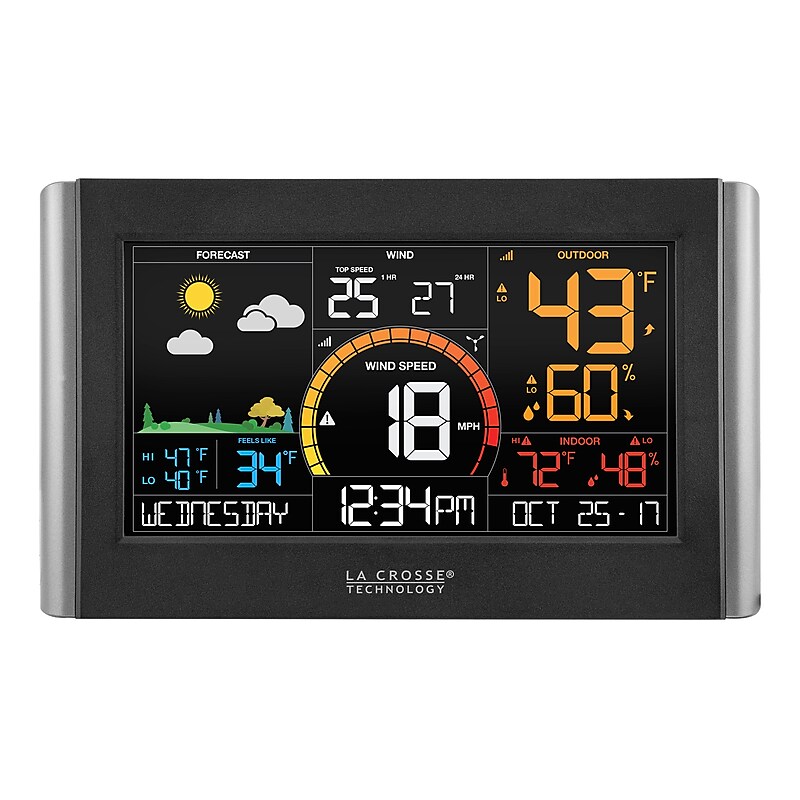 La Crosse Technology Wireless Wi-Fi Digital Weather and Wind Station (V21-WTH) image 1