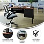 Flash Furniture Cambridge 48"W Single Pedestal Desk, Walnut/Black (GCMBLK173WLN)~#|#~sp238248135_sc7