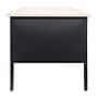 Flash Furniture Cambridge 70"W Double Pedestal Desk, White Oak/Black (GCMBLK180WOK)~#|#~sp238248254_sc7