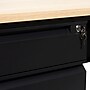 Flash Furniture Cambridge 70"W Double Pedestal Desk, White Oak/Black (GCMBLK180WOK)~#|#~sp238248256_sc7