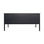 Flash Furniture Cambridge 60"W Single Pedestal Desk, White Oak/Black (GCMBLK175WOK)~#|#~sp238248268_sc7
