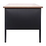 Flash Furniture Cambridge 60"W Single Pedestal Desk, Walnut/Black (GCMBLK175WLN)~#|#~sp238248283_sc7