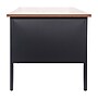 Flash Furniture Cambridge 70"W Double Pedestal Desk, Walnut/Black (GCMBLK180WLN)~#|#~sp238248299_sc7