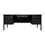 Flash Furniture Cambridge 70"W Double Pedestal Desk, Walnut/Black (GCMBLK180WLN)~#|#~sp238248300_sc7