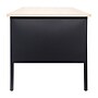 Flash Furniture Cambridge 60"W Double Pedestal Desk, White Oak/Black (GCMBLK179WOK)~#|#~sp238248316_sc7