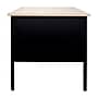 Flash Furniture Cambridge 48"W Single Pedestal Desk, White Oak/Black (GCMBLK173WOK)~#|#~sp238248330_sc7