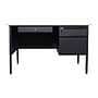Flash Furniture Cambridge 48"W Single Pedestal Desk, White Oak/Black (GCMBLK173WOK)~#|#~sp238248331_sc7