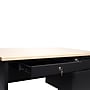 Flash Furniture Cambridge 48"W Single Pedestal Desk, White Oak/Black (GCMBLK173WOK)~#|#~sp238248332_sc7
