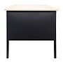Flash Furniture Cambridge 70"W Single Pedestal Desk, White Oak/Black (GCMBLK177WOK)~#|#~sp238248345_sc7