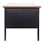 Flash Furniture Cambridge 60"W Double Pedestal Desk, Walnut/Black (GCMBLK179WLN)~#|#~sp238248359_sc7