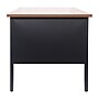 Flash Furniture Cambridge 70"W Single Pedestal Desk, Walnut/Black (GCMBLK177WLN)~#|#~sp238248373_sc7