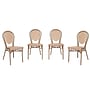 Flash Furniture Lourdes Indoor/Outdoor French Bistro Stacking Chair, Natural/White/Light Natural, 4/Pack (4SDA6422SNWLTN)~#|#~sp238254032_sc7