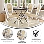 Flash Furniture Cannes Indoor/Outdoor French Bistro Stacking Chair, Natural/White, 4/Pack (4SDA642111NW)~#|#~sp238255699_sc7