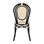 Flash Furniture Cannes Indoor/Outdoor French Bistro Stacking Chair, Natural/Black (SDA642111NBK)~#|#~sp238255828_sc7