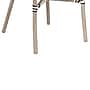 Flash Furniture Marseille Indoor/Outdoor French Bistro Stacking Chair with Arms, Black/White/Light Natural (SDAS64218BKWLTN)~#|#~sp238257180_sc7