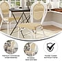 Flash Furniture Cannes Indoor/Outdoor French Bistro Stacking Chair, Natural/White (SDA642111NW)~#|#~sp238257227_sc7