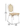 Flash Furniture Cannes Indoor/Outdoor French Bistro Stacking Chair, Natural/White (SDA642111NW)~#|#~sp238257228_sc7
