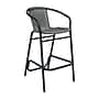 Flash Furniture Lila Indoor-Outdoor PE Rattan Restaurant Barstool, Gray (SDA632032RGY)~#|#~sp238257244_sc7