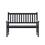 Flash Furniture Adele Commercial Grade Indoor/Outdoor Patio Acacia Wood Bench, Black (LTS0525BK)~#|#~sp238327170_sc7