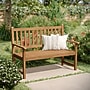 Flash Furniture Adele Commercial Grade Indoor/Outdoor Patio Acacia Wood Bench, Brown (LTS0525BR)~#|#~sp238327197_sc7