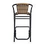 Flash Furniture Lila Indoor-Outdoor PE Rattan Restaurant Barstool, Medium Brown (SDA632032RDKBN)~#|#~sp238327275_sc7