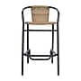 Flash Furniture Lila Indoor-Outdoor PE Rattan Restaurant Barstool, Medium Brown (SDA632032RDKBN)~#|#~sp238327278_sc7