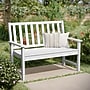 Flash Furniture Ellsworth Commercial Grade All Weather Bench, White (LEHMP203512WHT)~#|#~sp238328884_sc7