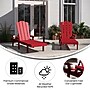 Flash Furniture Sonora Adjustable Adirondack Loungers with Cup Holders, Red, 2/Pack (2LEHMP07001RED)~#|#~sp238329024_sc7