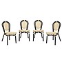 Flash Furniture Cannes Indoor/Outdoor French Bistro Stacking Chair, Natural/Black, 4/Pack (4SDA642111NBK)~#|#~sp238329032_sc7